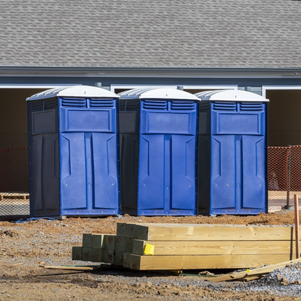 do you offer hand sanitizer dispensers inside the porta potties in Brookfield